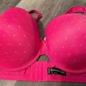 Pink Poka Dot T-shirt bra 42DD